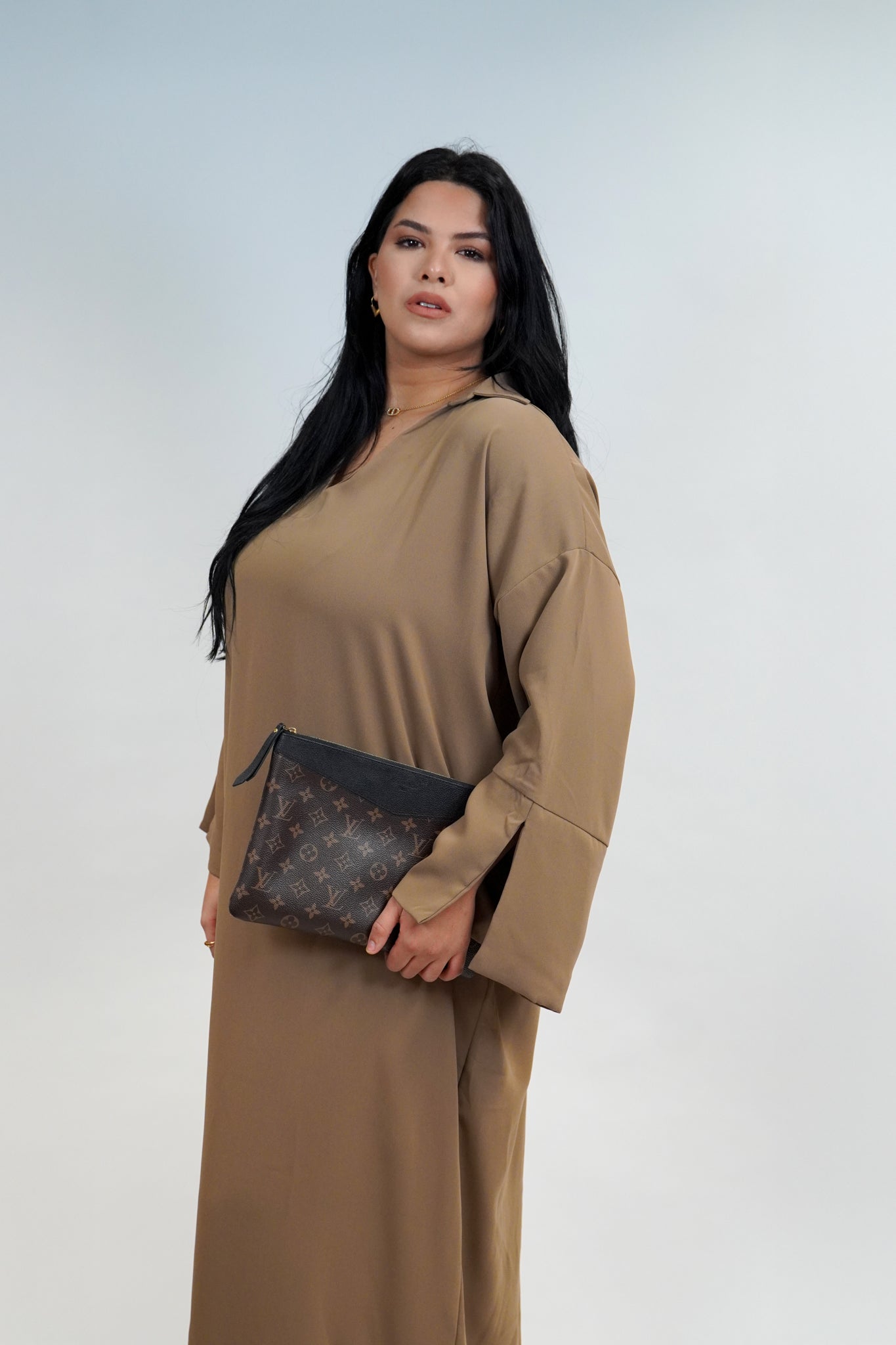 Mia dress taupe