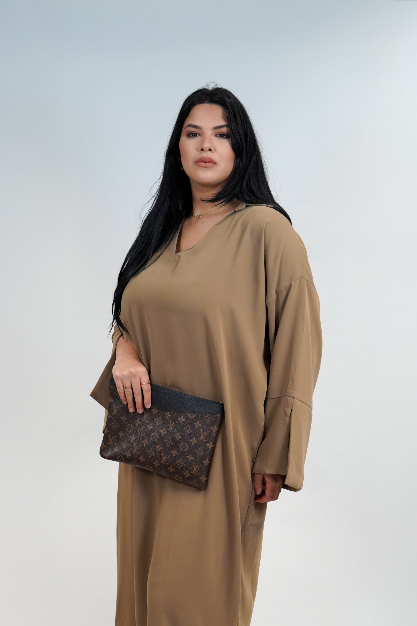 Mia dress taupe