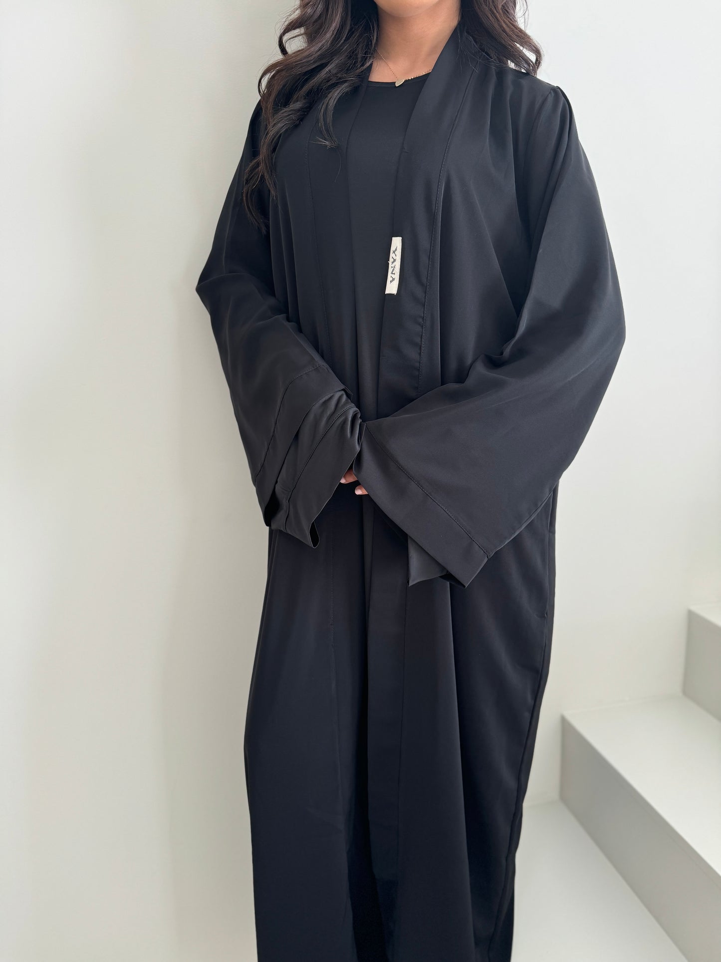 1 piece abaya black
