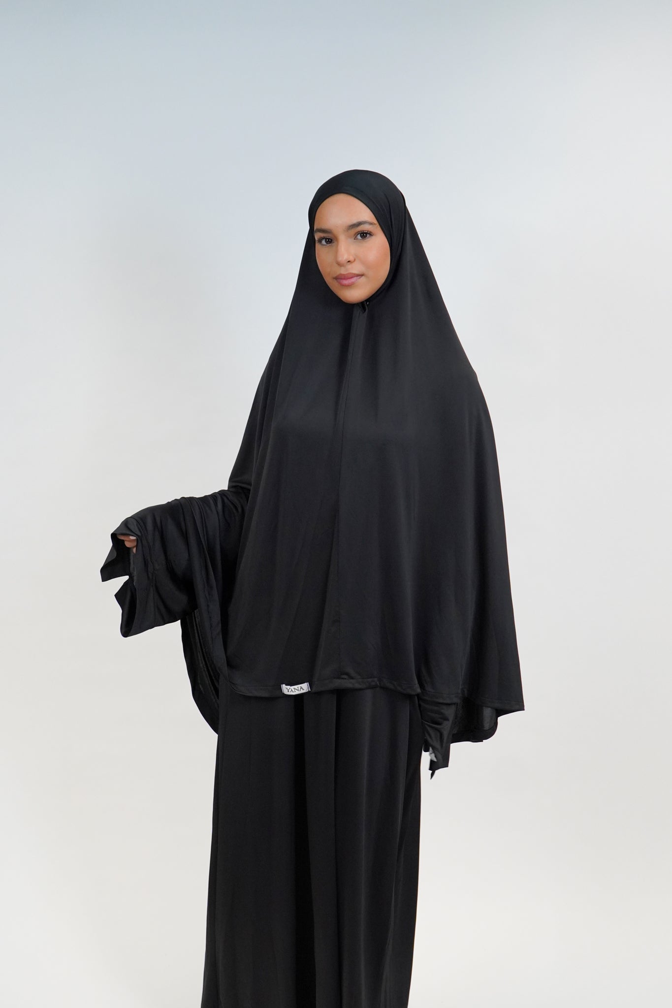 Premium Jersey Khimaar set black