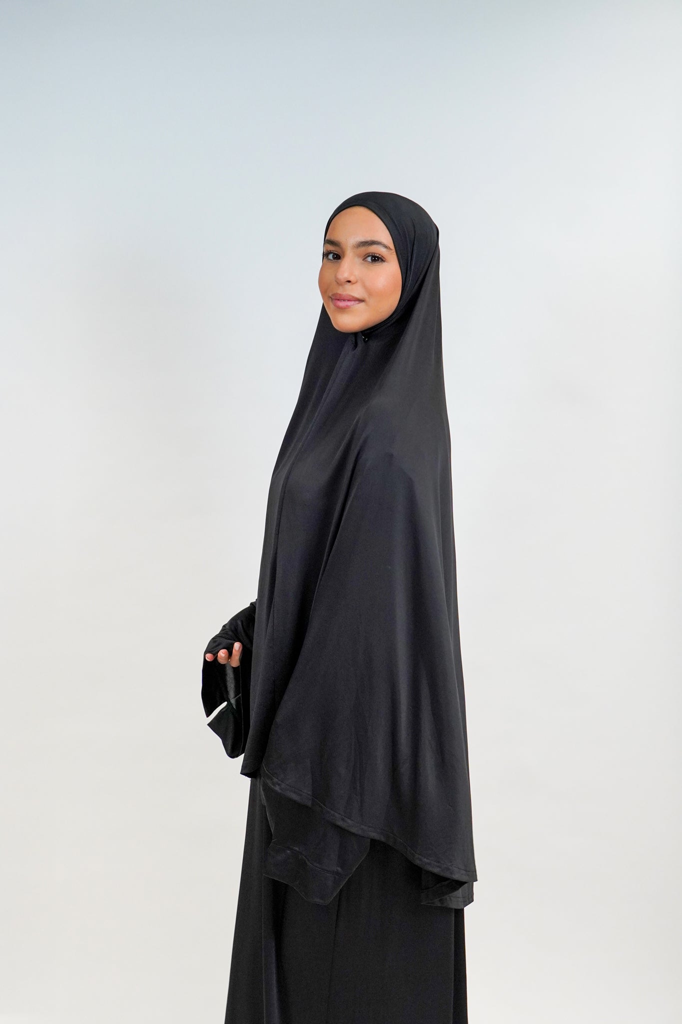 Premium Jersey Khimaar set black